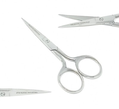 Small Precision Embroidery Scissors Stainless Steel  Sharp Pointed Tip 2 Variant