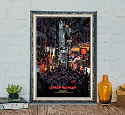 Blade Runner Movie Poster, Classic Science Fiction Movie Poster