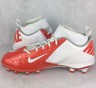 Nike Superbad Pro Lunarlon Mens Football Cleats Size 16 White Orange  GG360