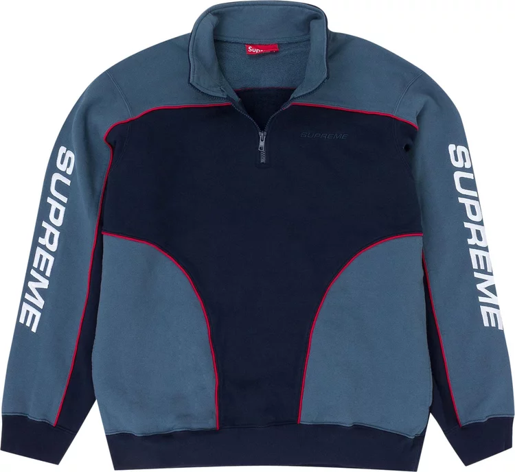 Supreme half and half sweatshirt sale