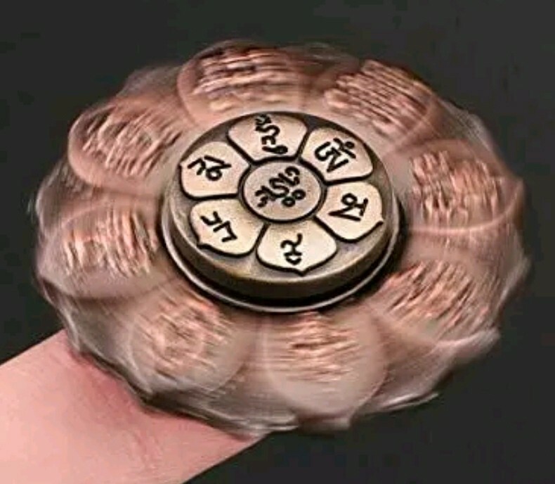 Buddha Eye Lotus All Metal Fidget Spinner Boys Girls Adults Kids ADHD Anxiety 