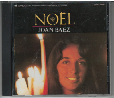 Noel by Joan Baez (CD, 1990, Vanguard, VG)