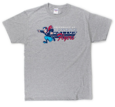 Dayton Flyers Athletic Heather Mascot T-Shirt