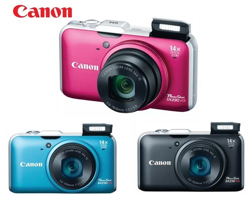 For Canon PowerShot SX230 HS 12.1MP CMOS Digital Camera w