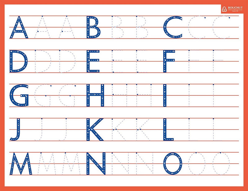 Ardoise Majuscules D'Imprimerie Mini 21 X 26,5 Cm Bouchut