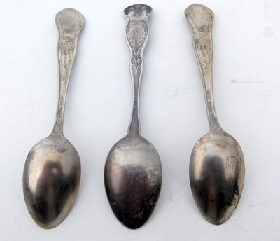 Minnesota and Maryland State Silver plate Spoons