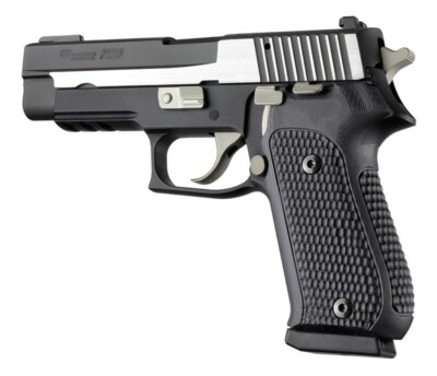 Hogue Grip For Sig Sauer P220 DA/SA black Piranha G-10 * 20139