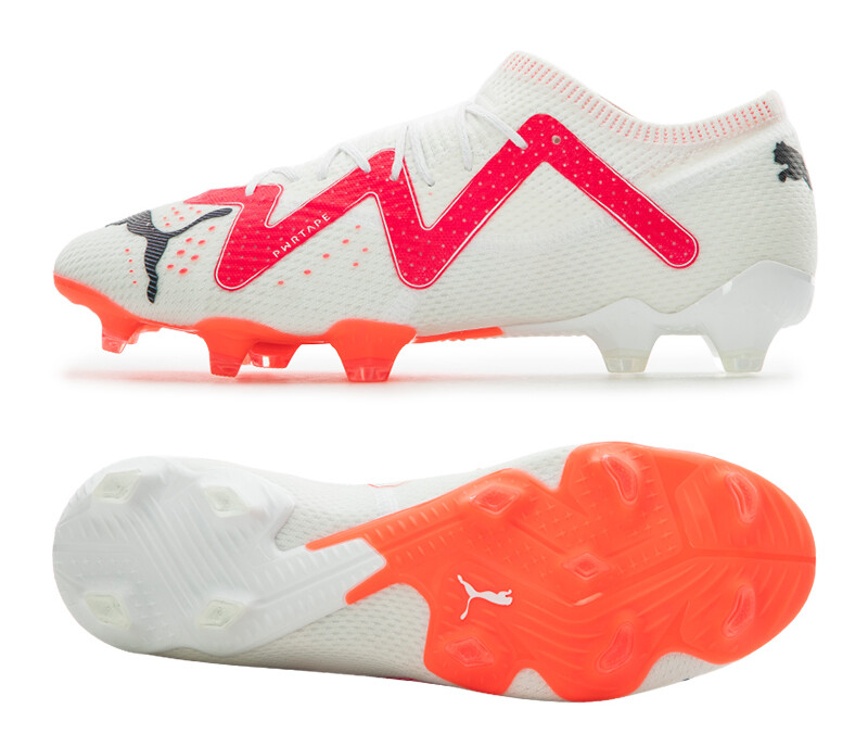 Pre-owned Puma Future Ultimate Low Fg/ag Men's Football Shoes Soccer Shoes 107359-01 In White