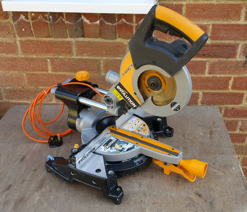 Evolution Rage 3 mitre saw in