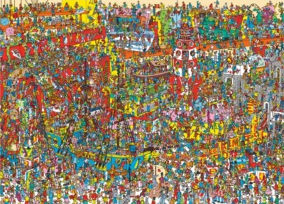 Jigsaw puzzle Entertainment Where's Waldo seek and find 3000 piece NEW 32'' x 45''