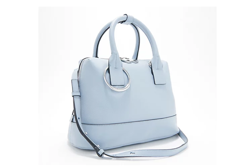 Vince Camuto - Leather Large Satchel - Kimi - Cozy Blue | eBay