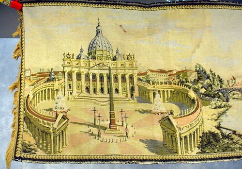 Woven Wall Hanging Tapestry Made in Italy 37 x 49