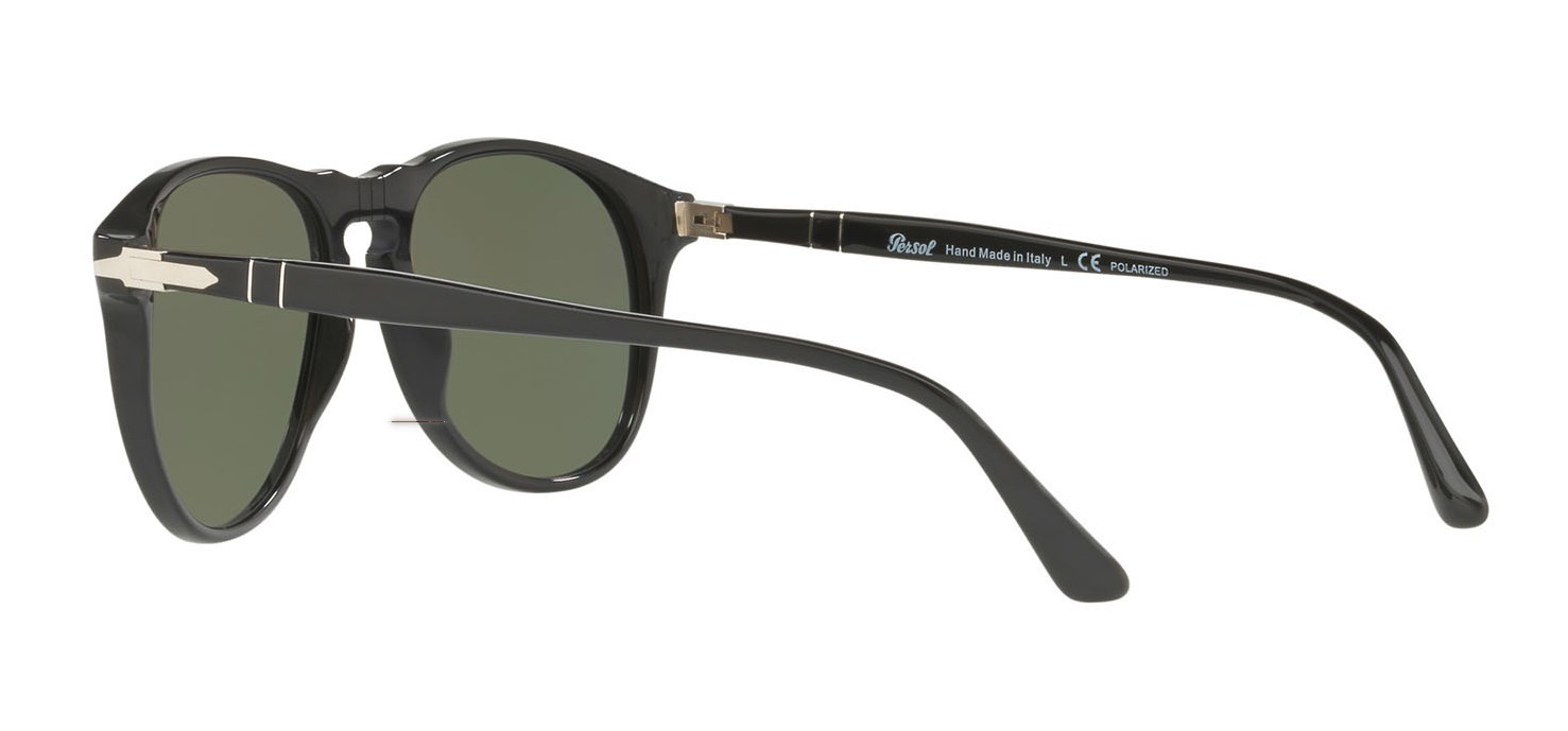 Pre-owned Persol Po 3304s Madreterra/blue Shaded Polarized (1052/s3) Sunglasses