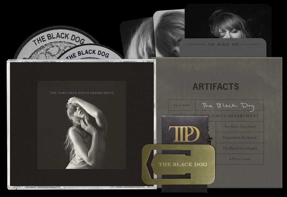 Taylor Swift TTPD デラックス 公式　限定版CD Taylor Swift TTPD Deluxe CD Black Dog Bonus Collectors