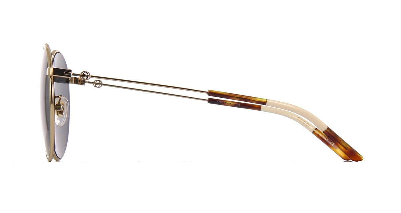 Pre-owned Gucci Gg1268s Havana/red Shaded (002) Sunglasses