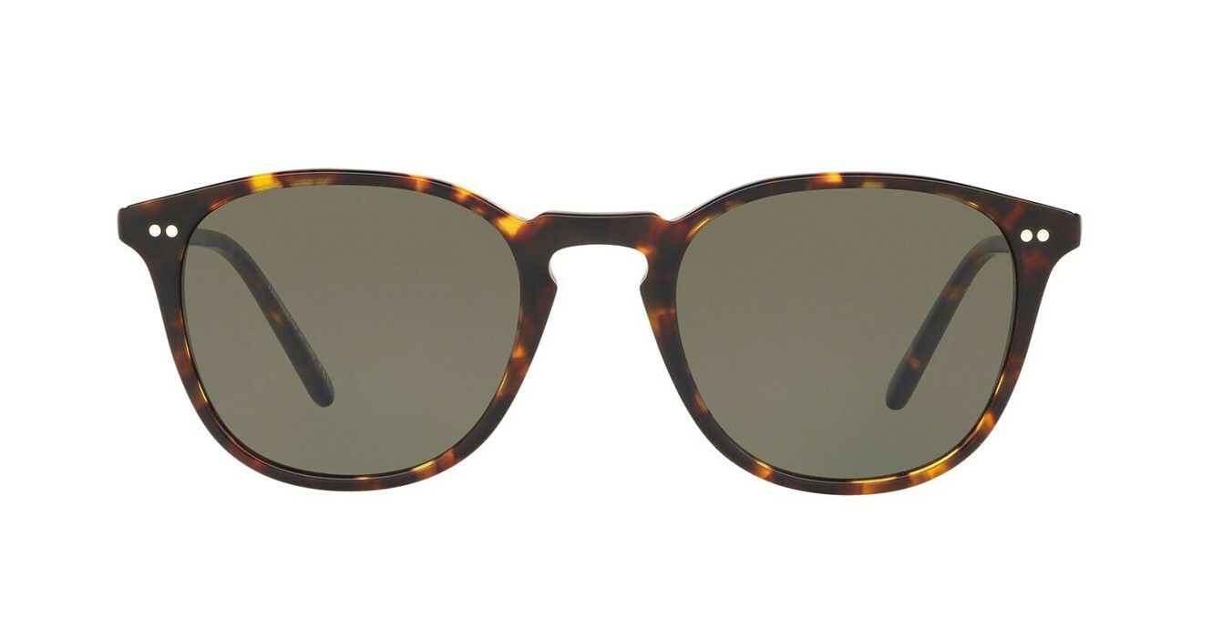 Pre-owned Oliver Peoples Forman L.a. Ov 5414su Havana/g-15 Polarized (1654/9a) Sunglasses In Gray