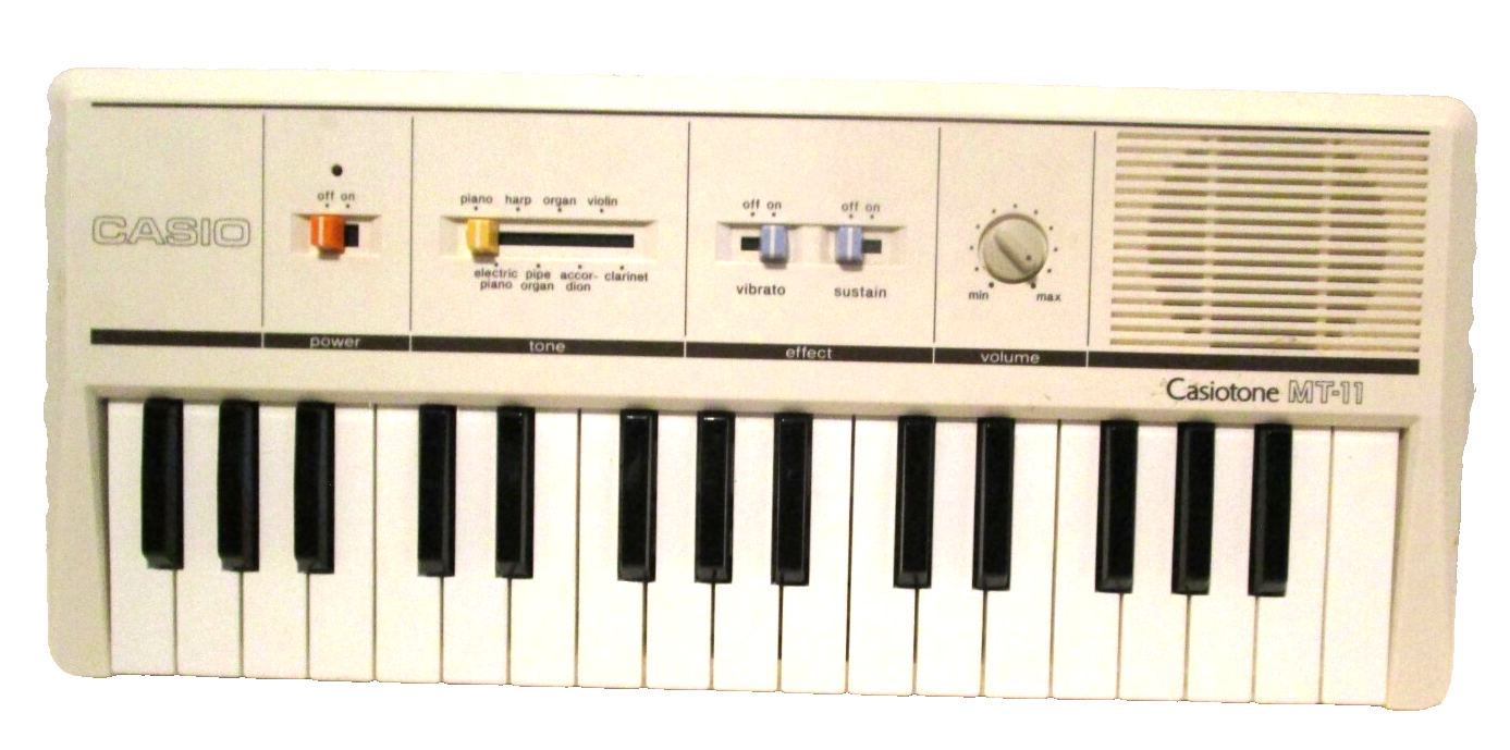 【美品】カシオ CASIOTONE MT-11 ミニキーボード F1)CASIOTONE MT-11 カシオトーン ミニキーボード キーボード