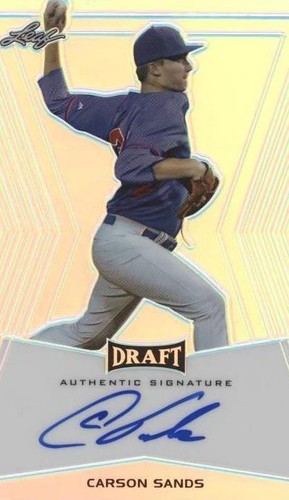 2014 Leaf Metal Draft - Carson Sands #BA-CS1