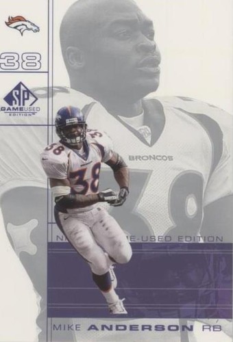 2001 SP Game Used Edition Mike Anderson #29