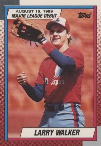 1989-90 Topps Major League Debut 1989 - Larry Walker #133