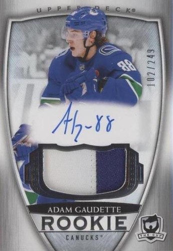 2018-19 Upper Deck The Cup - Adam Gaudette #103