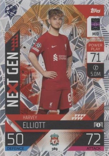 2022-23 Topps Match Attax Uefa Club Competitions Harvey Elliott #389