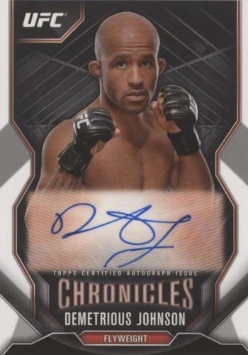 2015 Topps UFC Chronicles - Demetrious Johnson #CA-DJ