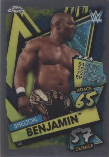 2021 Topps Chrome WWE Slam Attax - Shelton Benjamin #98