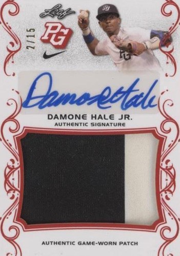 2018 Leaf Perfect Game National Showcase - Damone Hale Jr. #PA-DH1