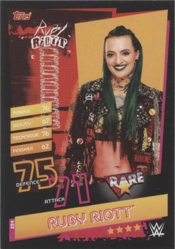 2020 Topps WWE Slam Attax Reloaded - Ruby Riott #224