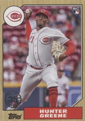 2022 Topps Update Series - Hunter Greene #87TBU-2