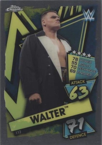 2021 Topps Chrome WWE Slam Attax - Walter #112