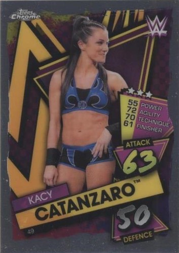 Shahaページ 2021 Topps Chrome WWE Slam Attax Red Wave Refractor /5 Kacy