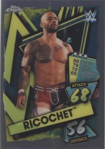 2021 Topps Chrome WWE Slam Attax - Ricochet #85