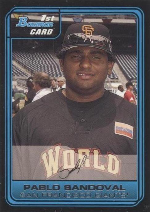 Bowman Draft Picks & Prospects 2006 - Pablo Sandoval #FG6