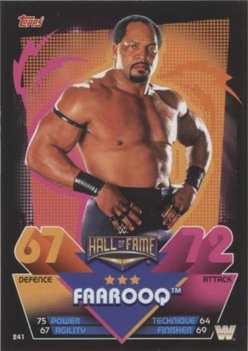 2020 Topps WWE Slam Attax Reloaded - Faarooq #241