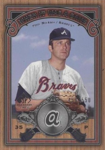 2006 SP Legendary Cuts - Phil Niekro #WG-PN