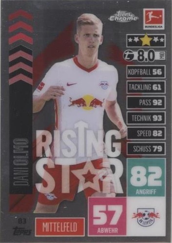2020-21 Topps Chrome Match Attax UCL Blue Refractor /150