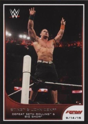 2016 Topps WWE Road to Wrestlemania - John Cena #85