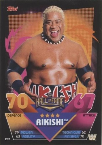 2020 Topps WWE Slam Attax Reloaded - Rikishi #252