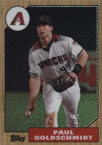 2017 Topps Silver Pack 1987 Design Chrome - Paul Goldschmidt #87-PG