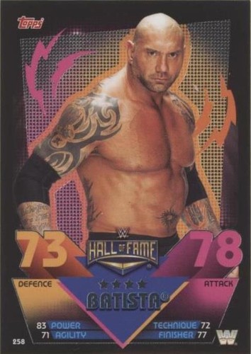 2020 Topps WWE Slam Attax Reloaded - Batista #258