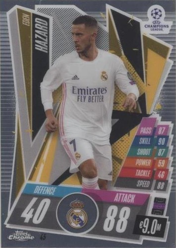 Eden Hazard 2022-23 Topps Match Attax #130 Real Madrid CF Eden Hazard 2022-23 Topps Match Attax #130 Real Madrid CF