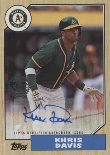 2017 Topps Update Series - Khris Davis #87A-KD