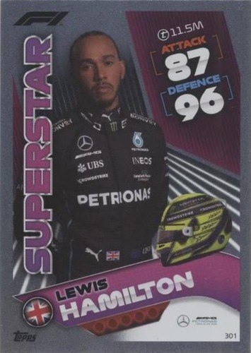 2022 Topps F1 Turbo Attax - Lewis Hamilton #301