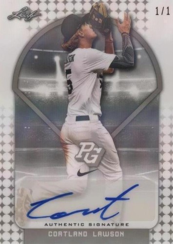 2018 Leaf Perfect Game National Showcase - Cortland Lawson #BA-CL1