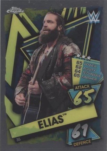 2021 Topps Chrome WWE Slam Attax - Elias #35