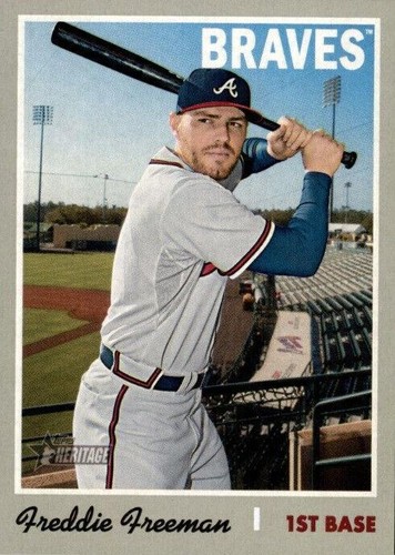 2019 Topps Heritage - Freddie Freeman #489
