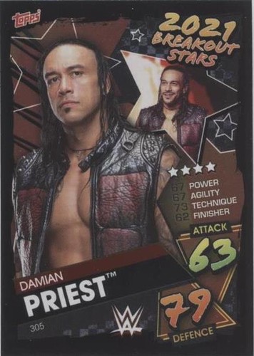 2021 Topps WWE Slam Attax - Damian Priest #305