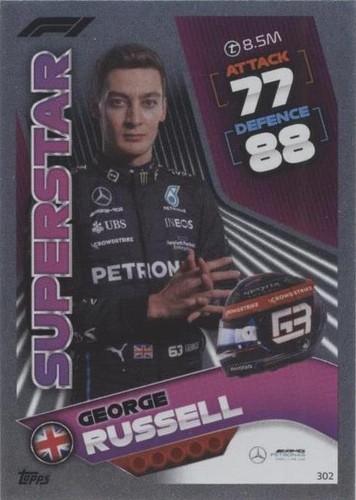 2022 Topps F1 Turbo Attax - George Russell #302